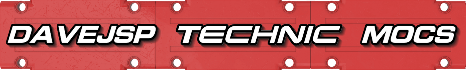 Davejsp Lego Technic MOCs several Lego Technic panel pieces positioned as the logo