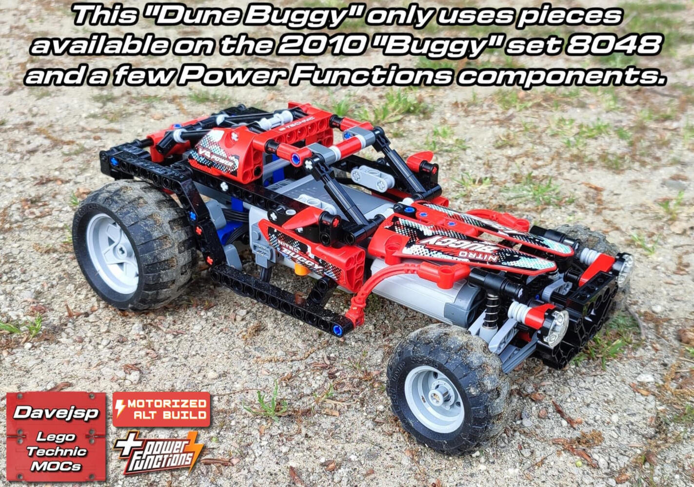 Lego Technic 8048 RC Dune Buggy MOC - Premium Building Instructions Lego Technic 8048 RC Dune Buggy MOC - Premium Building Instructions