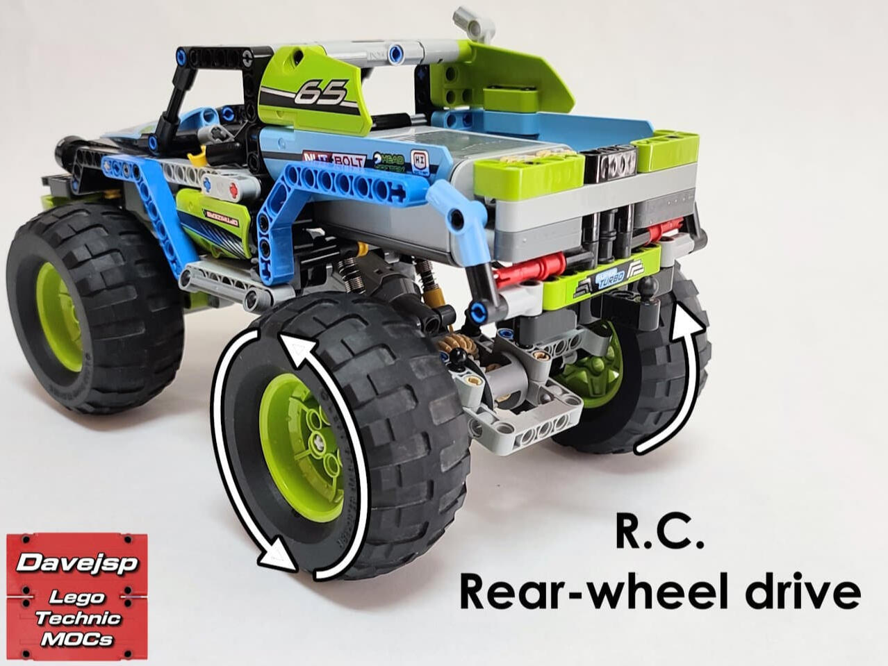 Lego Technic 42037 RC Monster Pickup Truck MOC - Premium Building Instructions Lego Technic 42037 RC Monster Pickup Truck MOC - Premium Building Instructions
