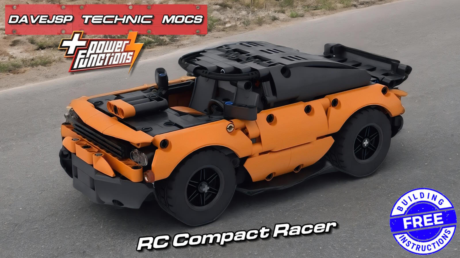 Lego Technic MOC RC Compact Racer with Power Functions components Lego Technic MOC RC Compact Racer with Power Functions components