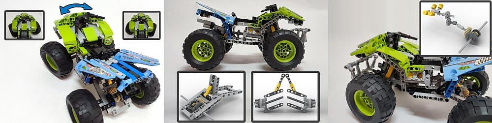 Lego Technic 42037 Quad Bike MOC - Premium Building Instructions Lego Technic 42037 Quad Bike MOC - Premium Building Instructions
