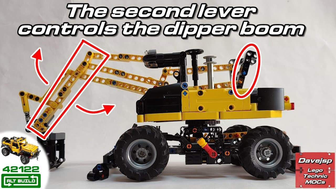 Lego Technic 42122 Compact Wheeled Excavator MOC - Premium Building Instructions Lego Technic 42122 Compact Wheeled Excavator MOC - Premium Building Instructions