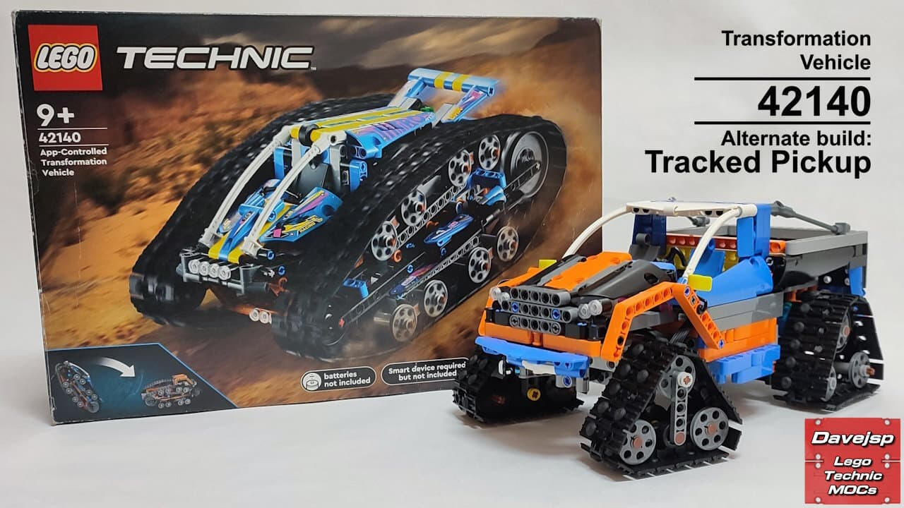 Lego Technic 42140 Tracked Pickup MOC - Premium Building Instructions Lego Technic 42140 Tracked Pickup MOC - Premium Building Instructions
