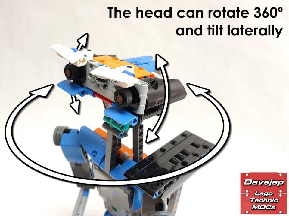 Lego Technic 42140 Johnny 5 robot MOC - Premium Building Instructions Lego Technic 42140 Johnny 5 robot MOC - Premium Building Instructions