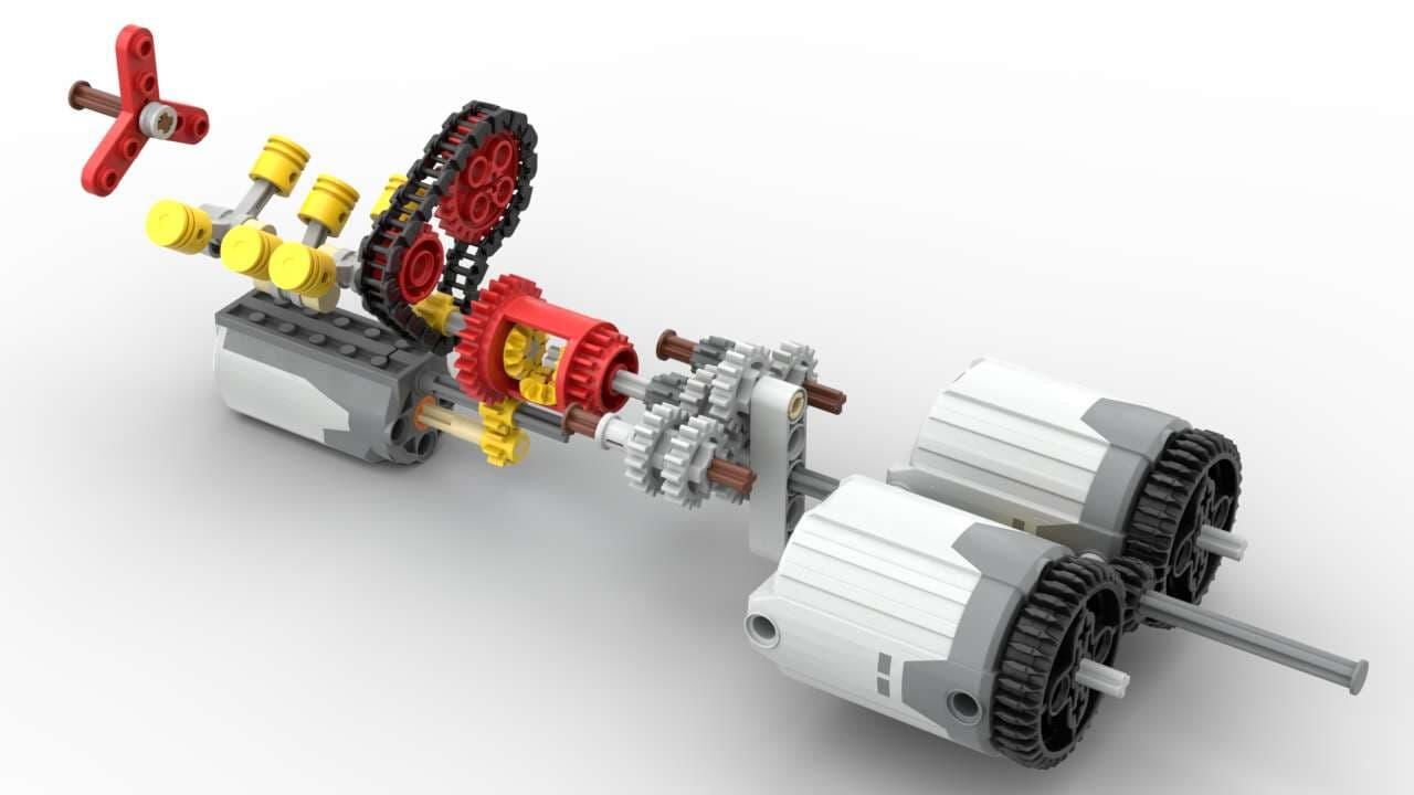 Lego Technic RC Black Roadster MOC - FREE Building Instructions Lego Technic RC Black Roadster MOC - FREE Building Instructions