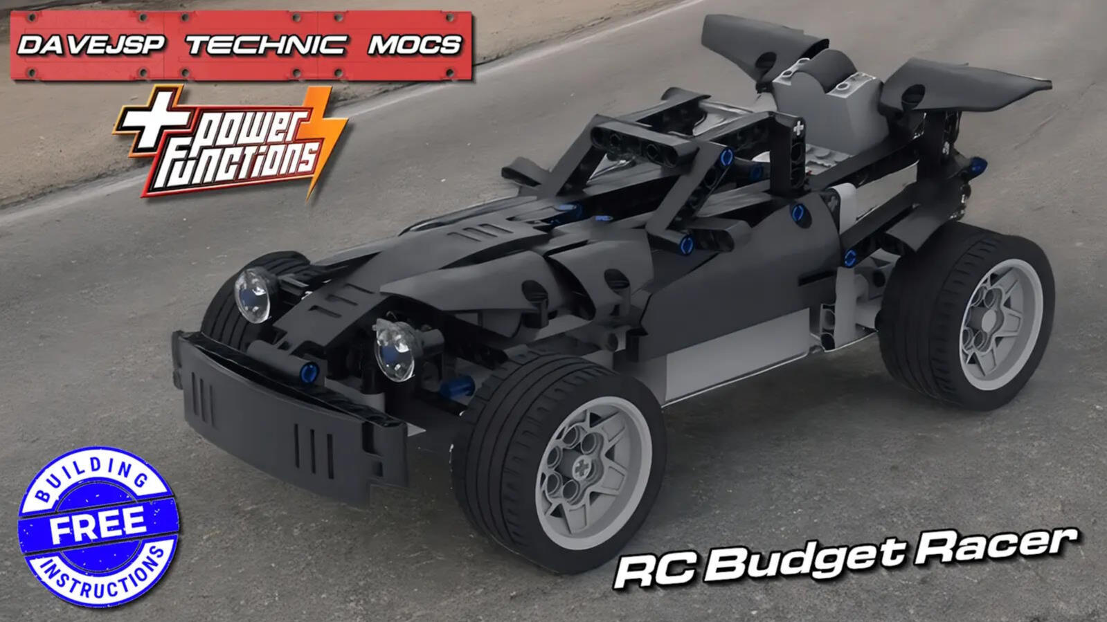 Lego Technic MOC RC Budget Racer with Power Functions elements Lego Technic MOC RC Budget Racer with Power Functions elements