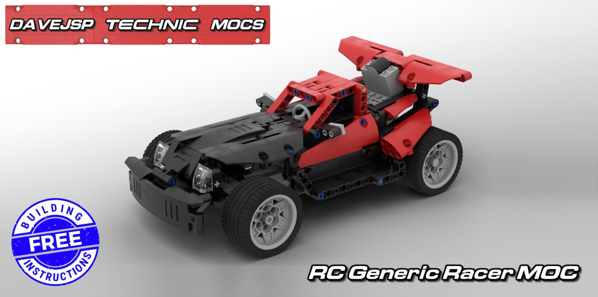 Lego Technic Generic RC Racer MOC - FREE Building Instructions Lego Technic Generic RC Racer MOC - FREE Building Instructions
