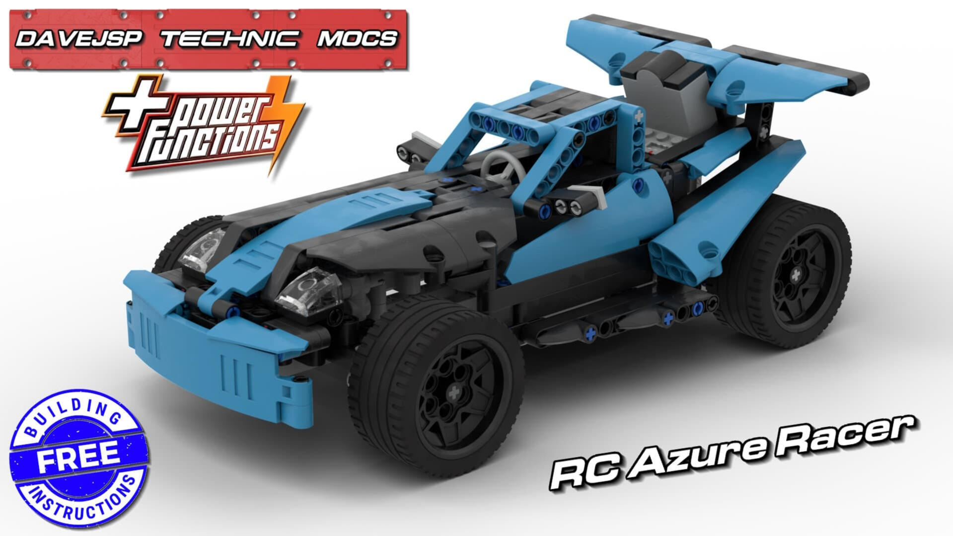 Lego Technic RC Azure Racer MOC - FREE Building Instructions Lego Technic RC Azure Racer MOC - FREE Building Instructions